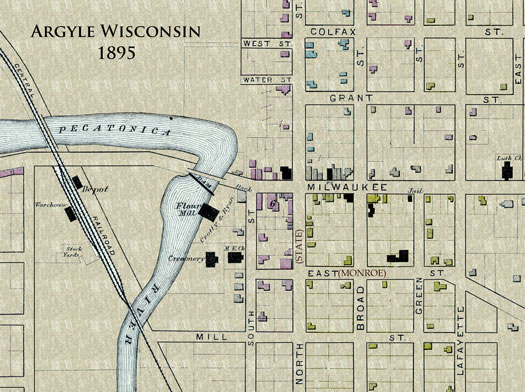 Map of Argyle 1895